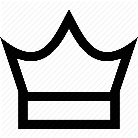 Crown Clipart Outline Png - Outline King Crown Png (480x480), Png Download