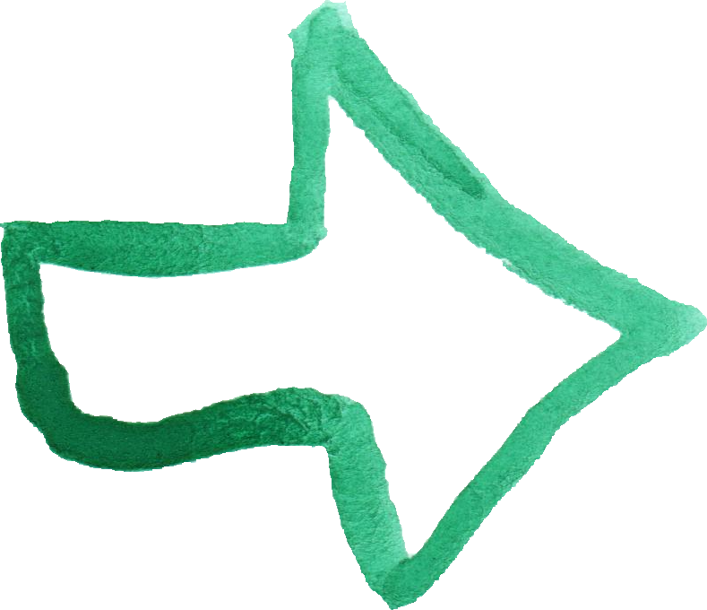 Free Download - Watercolor Arrow Png Green (789x680), Png Download