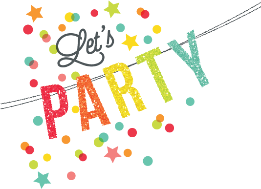Simple Stories Let's Party Self-adhesive Bradz 1, Acrylic, (547x413), Png Download