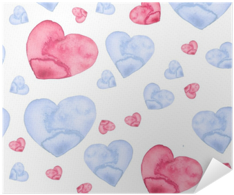 Watercolor Seamless Pattern With A Pattern Of Pink, - Watercolor Painting (400x400), Png Download