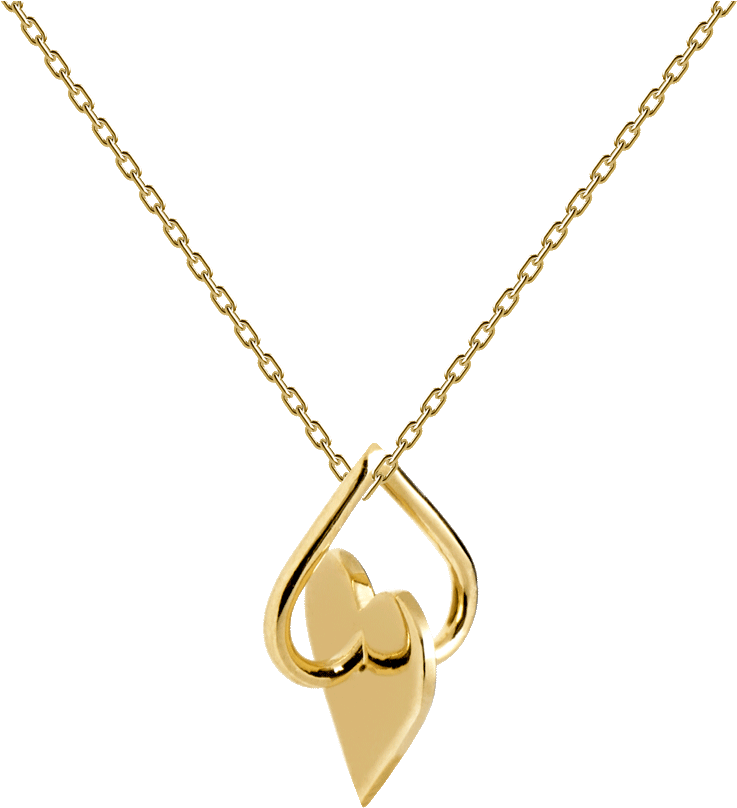 Promise Gold Necklace - Gold And Pearl Necklace And Earring Set (1000x1000), Png Download