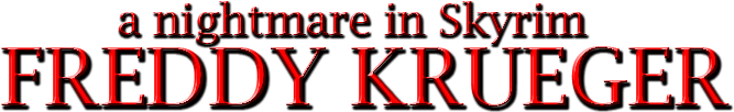 Freddy Krueger In Skyrim, Halloween Part - Walker Brothers Pancake House (709x193), Png Download