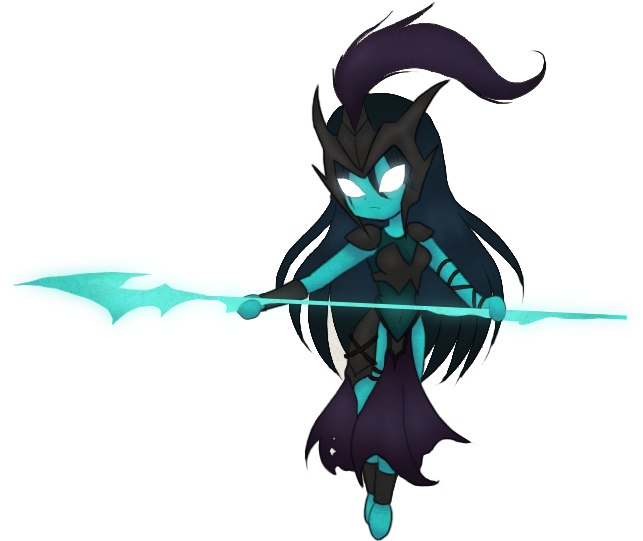 Clipart Freeuse Download League Of Legends - League Of Legends Chibi Kalista (654x582), Png Download