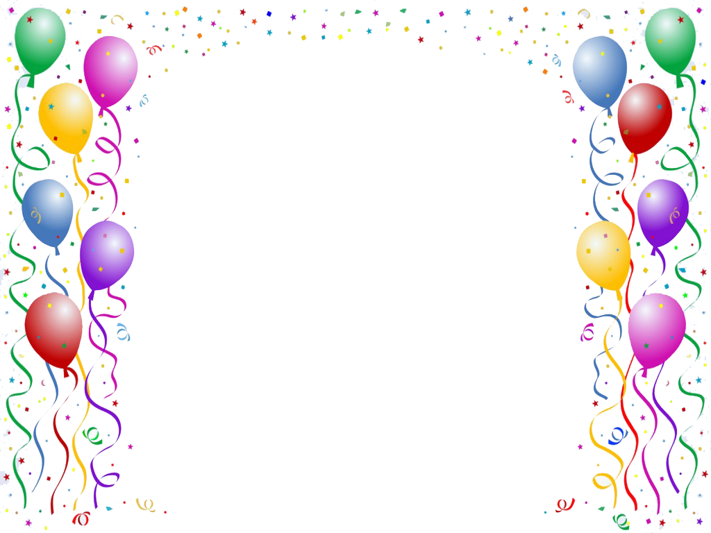 Birthday Border Birthday Happy Birthday Border Png Full Size Png Download Seekpng