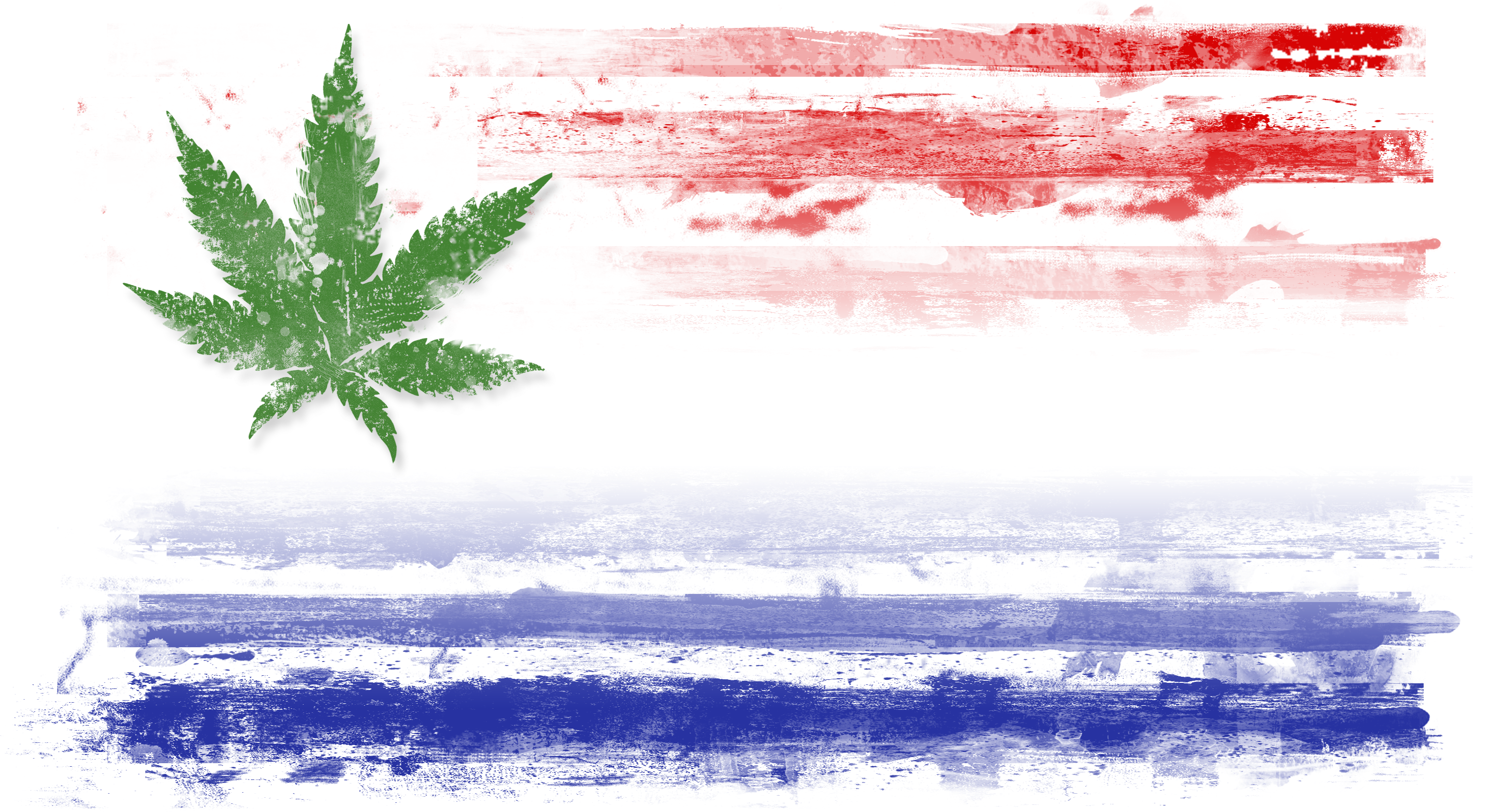 American Marijuana Flag - Vintage Pot Leaf Flag Pillow Case (3072x1824), Png Download