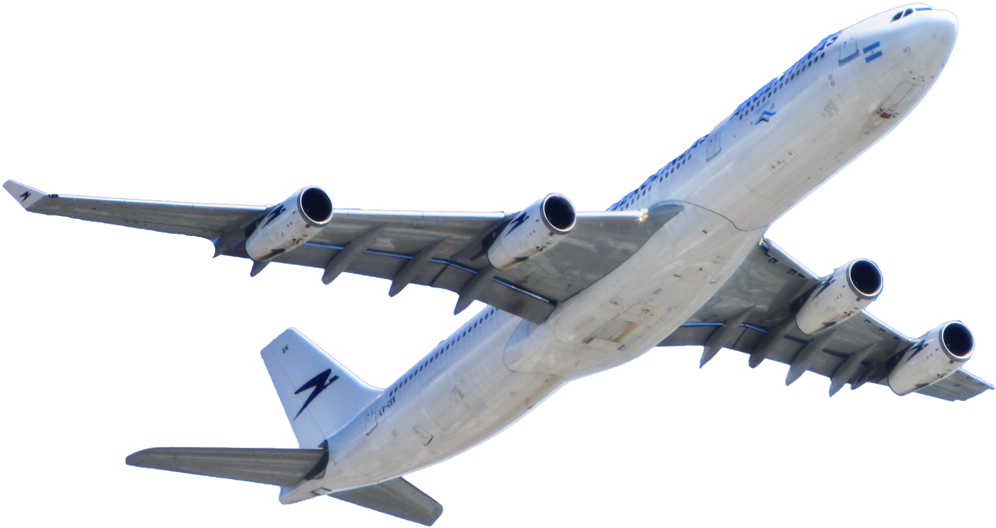 White Passenger Plane Flying On Sky Png Image Aeroplane Png Full Size Png Download Seekpng