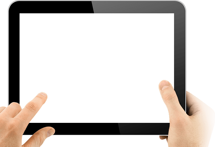Image - Ipad In Hands Png (693x475), Png Download