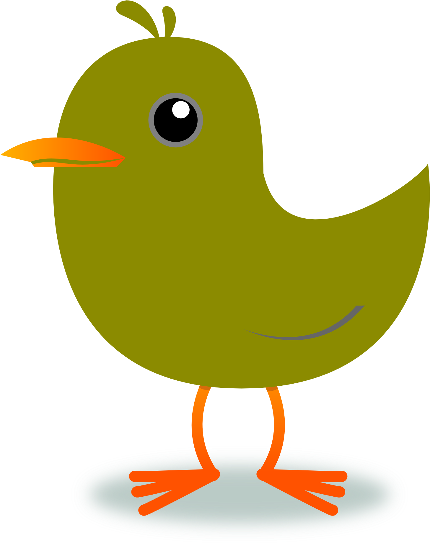 Clip Art Twitter Bird Tweet Tweet 4 Clipartist - Soft Sound Clip Art (999x990), Png Download