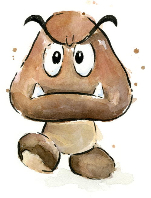 Click And Drag To Re-position The Image, If Desired - Characters Out Of Mario (600x654), Png Download