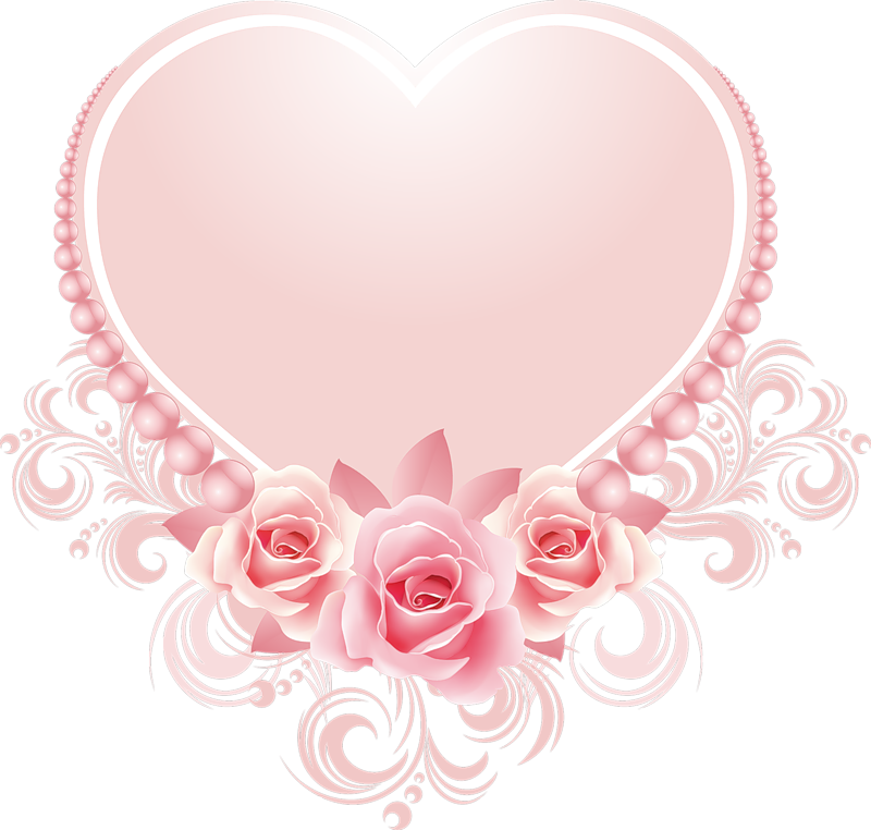 Валентинки В Png - Marcos De Fotos Rosas (800x762), Png Download