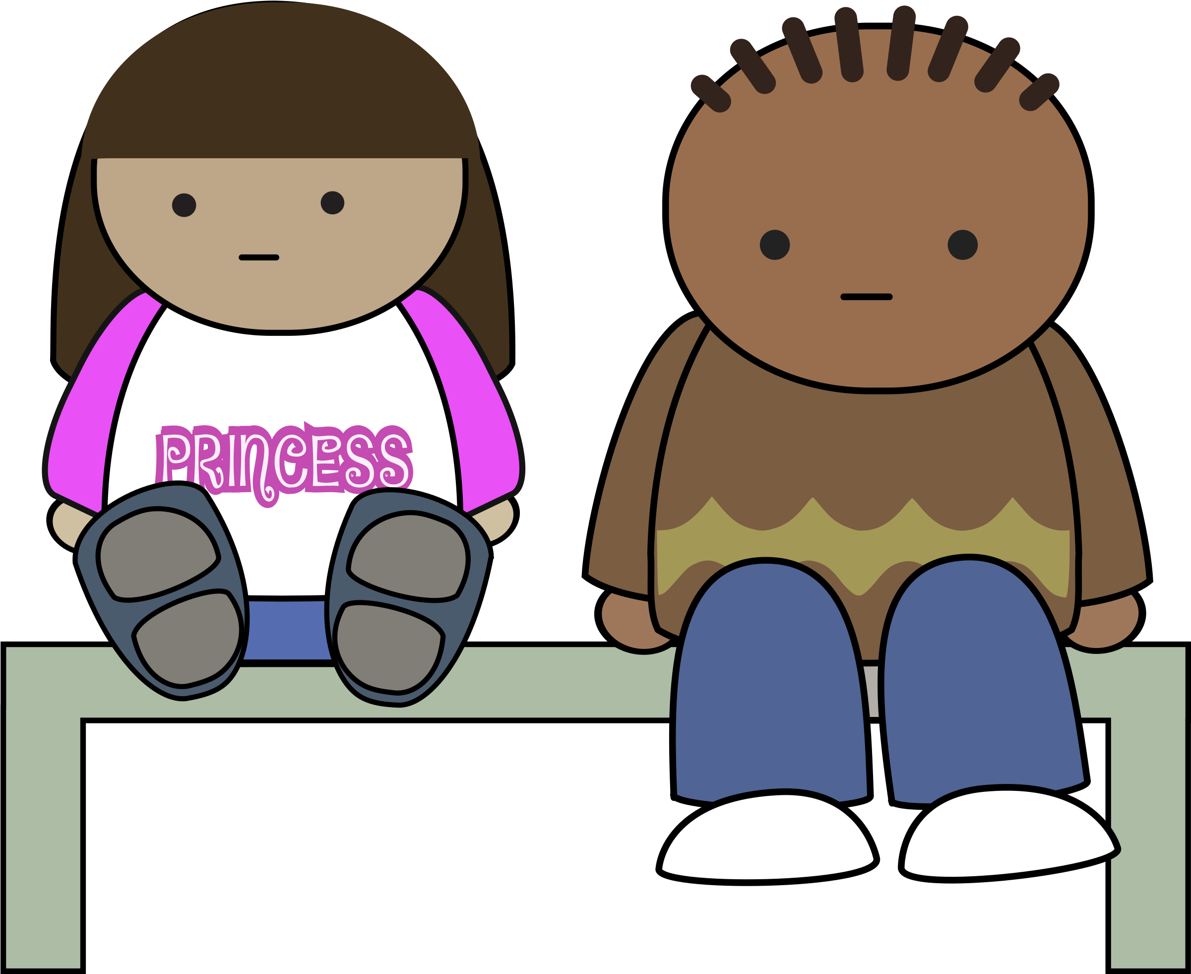 Sit Clipart Clip Art Free For Download On Rpelm Image - Sit On The Bench Clipart (2400x1973), Png Download