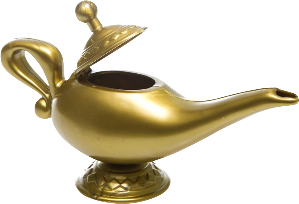 Genie Lamp Png Transparent Image 1 - Genie Lamp Png (1077x765), Png Download
