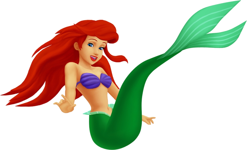 Ariel Khii - Ariel Kingdom Hearts (864x526), Png Download