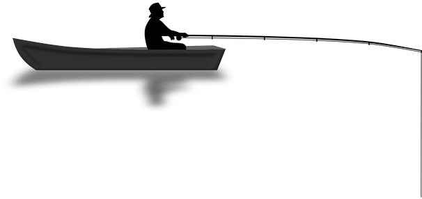 Angler Boat Fishing Water Rod Fishing Fish - Angler Transparent (680x340), Png Download