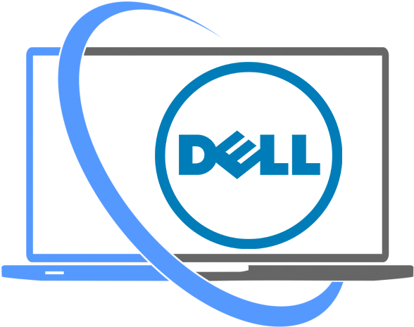 Dell Logo Icon - Logo Dell E Lenovo (600x500), Png Download