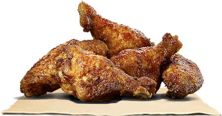 Hot Wings Burger King (500x540), Png Download