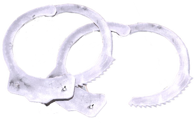 File - Handcuffs - Handcuffs (640x405), Png Download