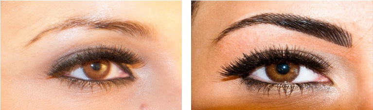 Eyebrow Treatments - عکس قاب وهاشور ابرو (784x244), Png Download