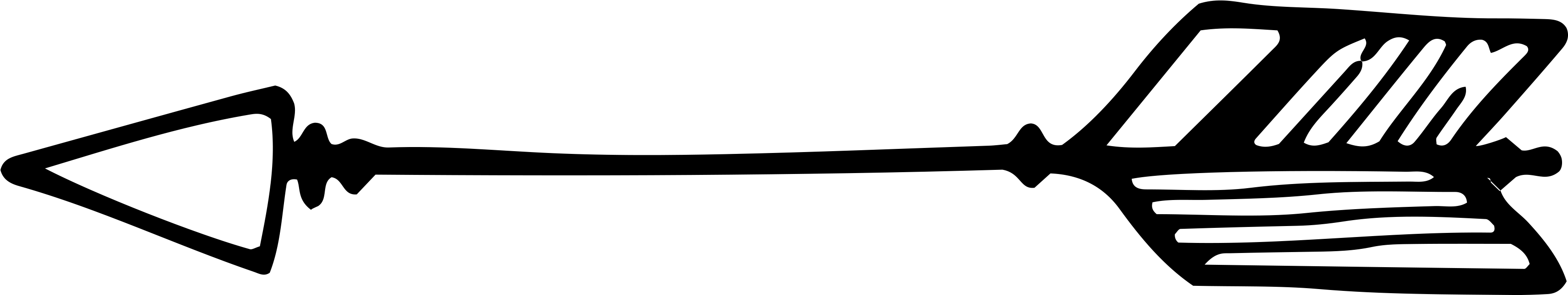 12 Hand Drawn Arrows - Joshua 1 9 Calligraphy (3601x992), Png Download