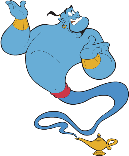 Vector Freeuse Png Images Page Stickpng - Genie From Aladdin Coming Out Of Lamp (400x400), Png Download