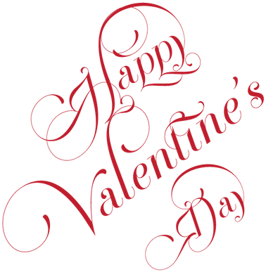 Happy Valentine's Day Png - Calligraphy (400x400), Png Download