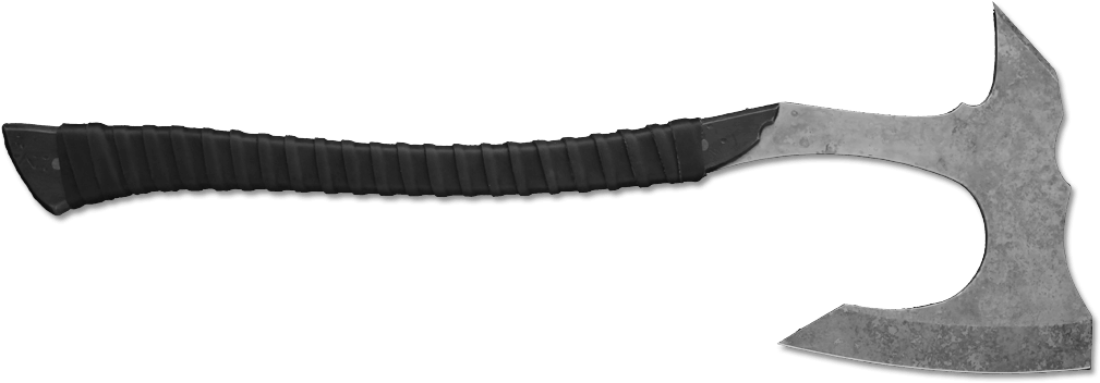 The Kraken - Zombie Axe (1037x430), Png Download