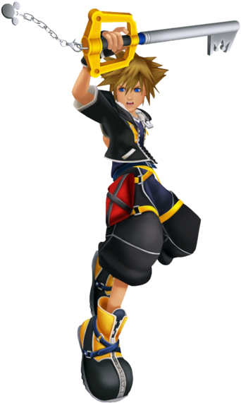 Kingdom Hearts Iii Png Picture - Kingdom Hearts Lead Character (450x600), Png Download