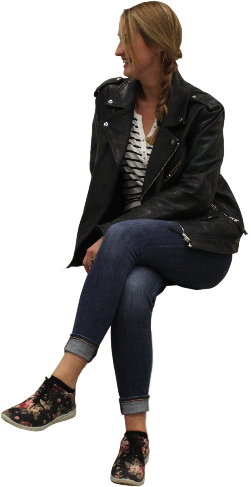 Woman Sitting Png (881x1710), Png Download