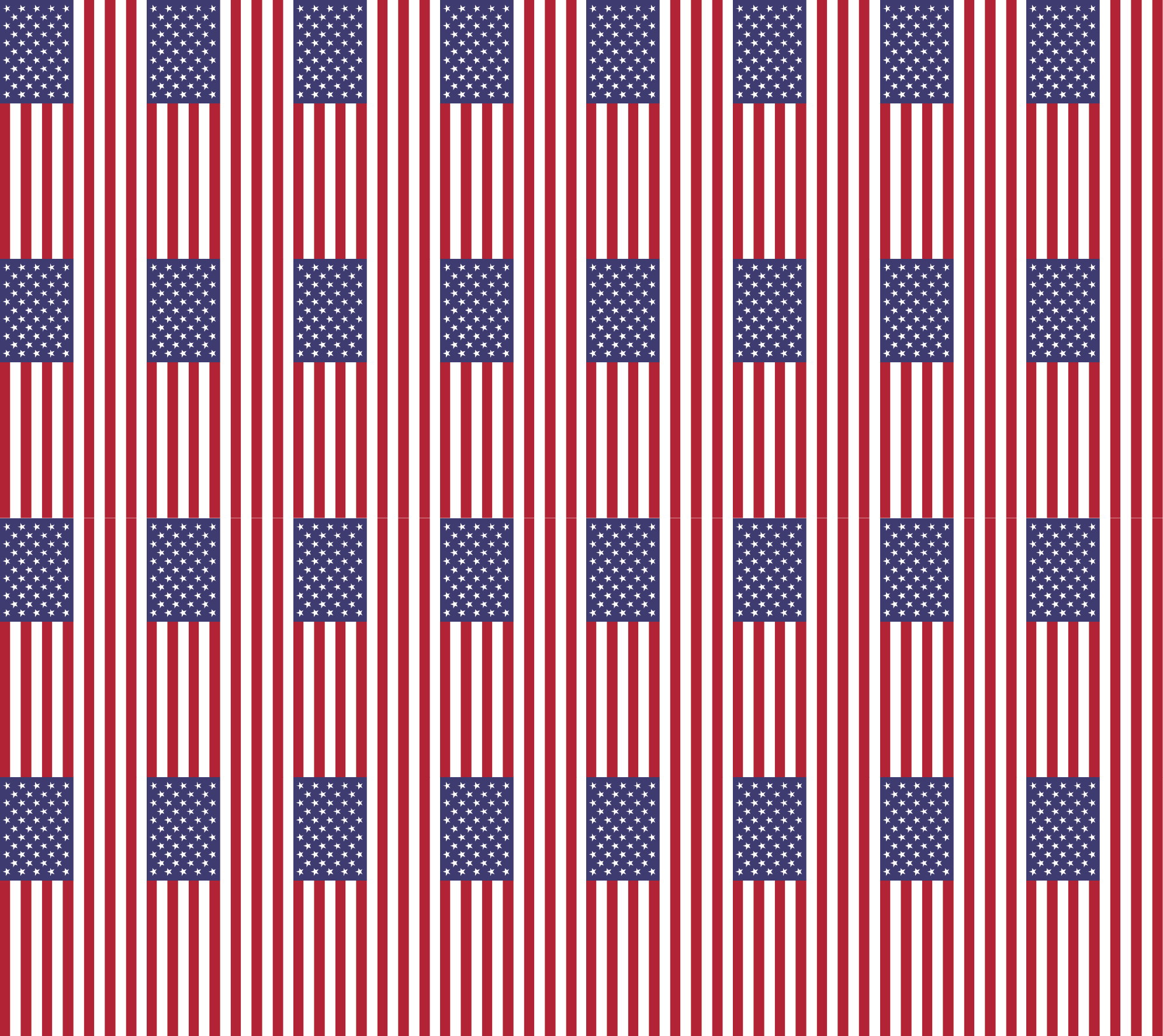 American Flags 12 V=1489067979 - Pattern (1990x1773), Png Download