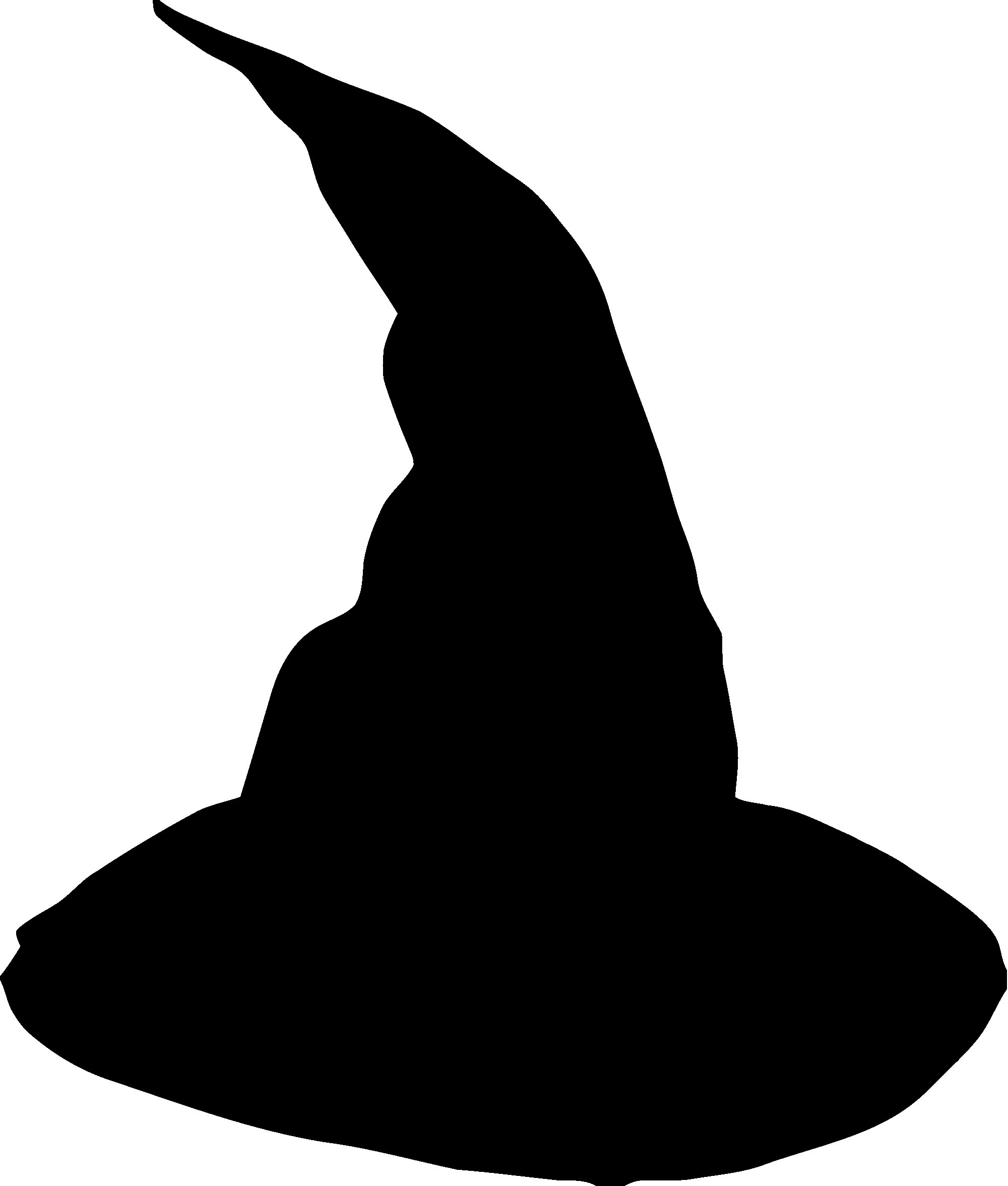 Wikiwitch Black - Witch Hat No Background (2000x2353), Png Download