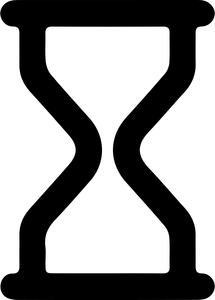 An Hourglass Comments - Hourglass Icon Svg (702x980), Png Download