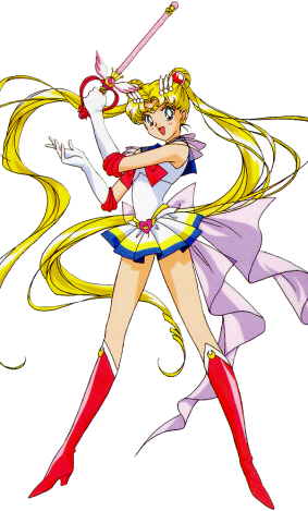 Super Sailor Moon Meditation Wand - Usagi Tsukino Super Sailor Moon Cosplay Costume (283x469), Png Download