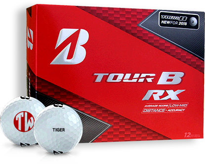 1dz Bridgestone Tour B Series Personalized Golf Balls - Bridgestone Tour B Rx (415x332), Png Download