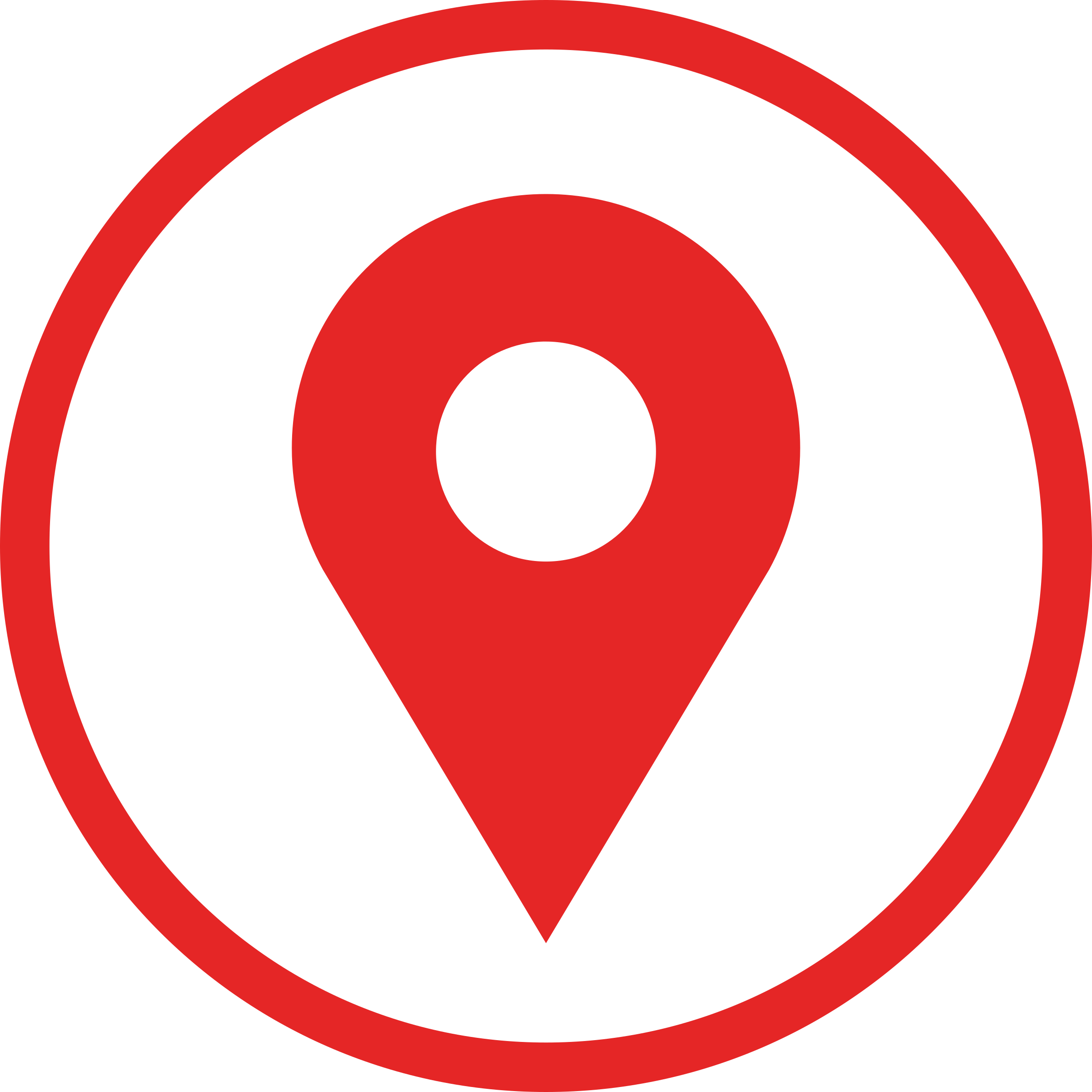 This Free Icons Png Design Of Flat Location Logo (2400x2400), Png Download