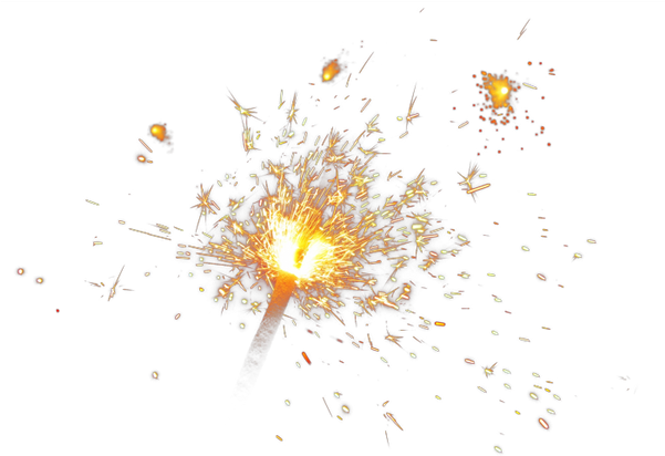 Огонь Png, Пламя, Искры, Бенгальский Огонь, Фейерверк, - Chispas De Fuego Png (600x429), Png Download