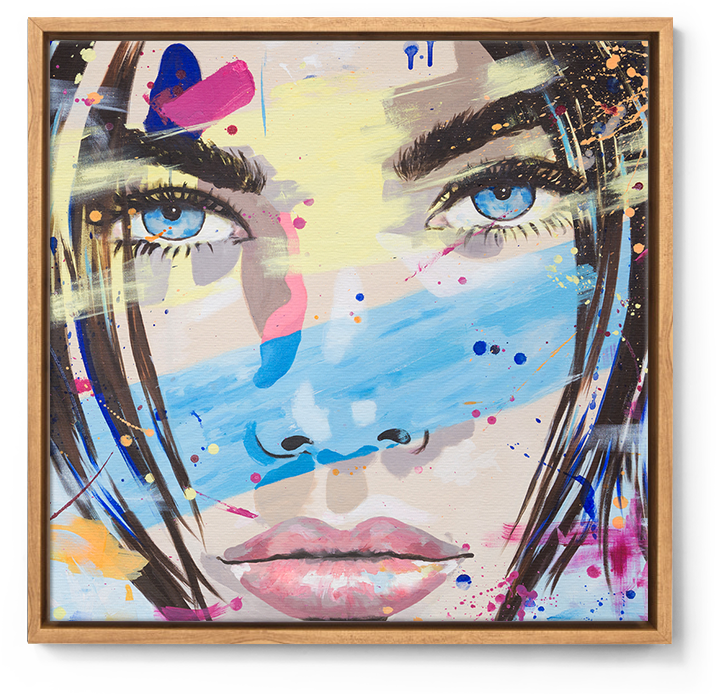 The Bright Blues And Yellows Utilized Alongside The - Sofia (original) (756x756), Png Download