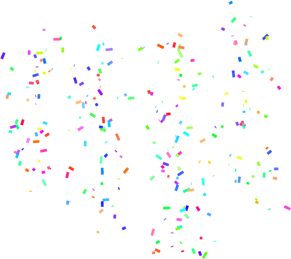 Confetti Icons - Transparent Confetti (1024x1024), Png Download