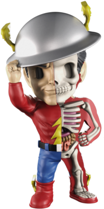Mighty Jaxx Xxray Dc Golden Age The Flash Vinyl Figure - Figur: Dc Comics - Xxray Golden Age The Flash (480x480), Png Download