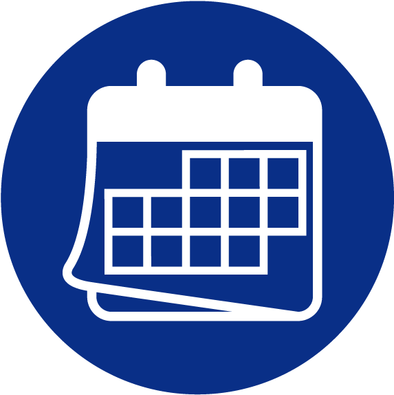 Download Calendar Png - Round Calendar Icon Png (600x600), Png Download