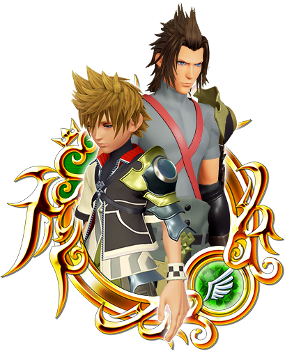 2 Terra & Ventus - Kingdom Hearts Union X Ventus (409x504), Png Download