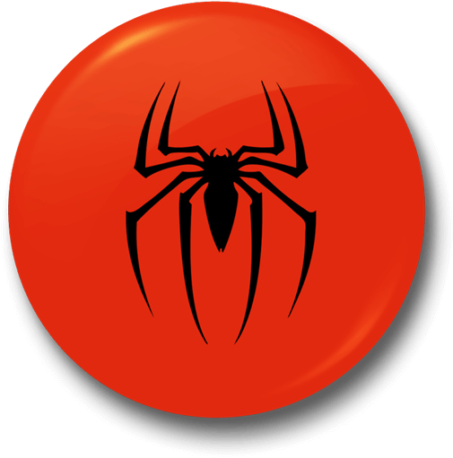 Spiderman Logo Png Red Download - Spiderman Logo (528x528), Png Download