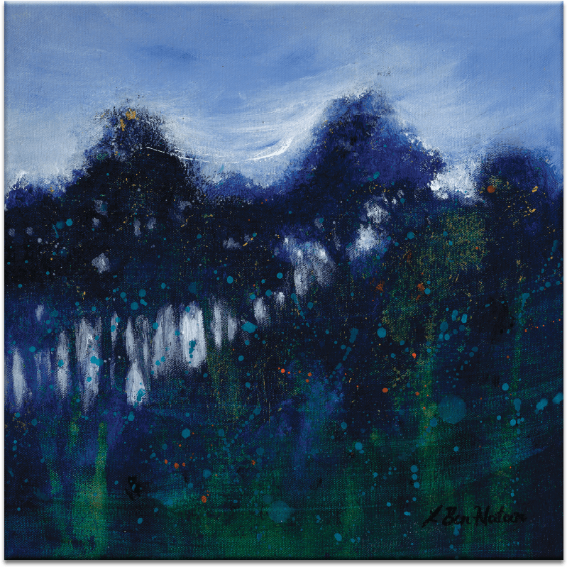 Pollen Dance - Artist Lane Pollen Dance By Lydia Ben-natan Painting (900x900), Png Download