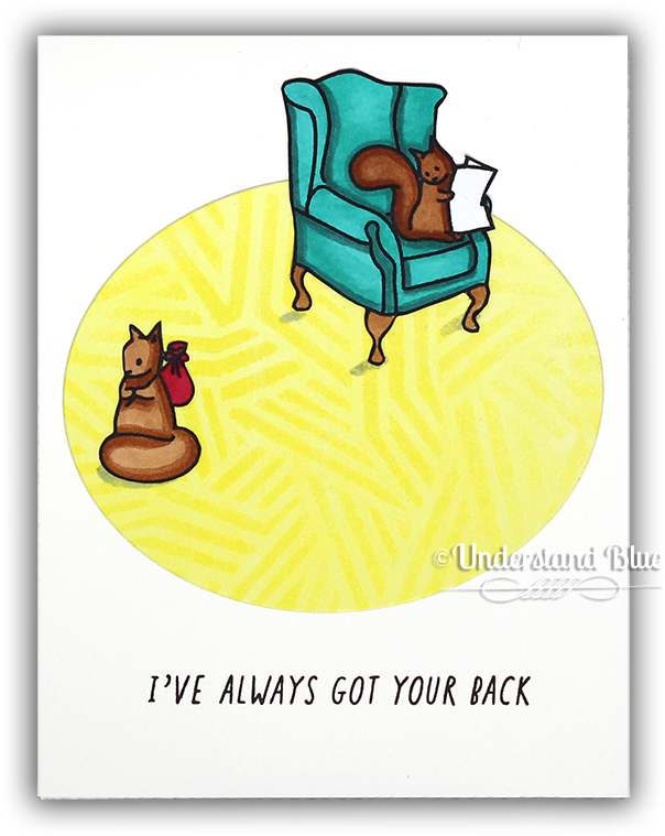 Watercolor Stencil Technique By Understand Blue For - Chair (650x798), Png Download