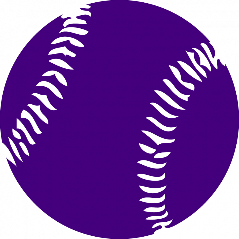 Softball Png High-quality Image - Purple Softball Png (800x800), Png Download