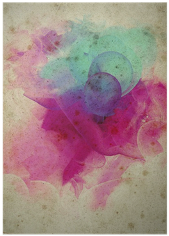 Grunge Collage, Watercolor Style , Great Background - Painting (400x400), Png Download