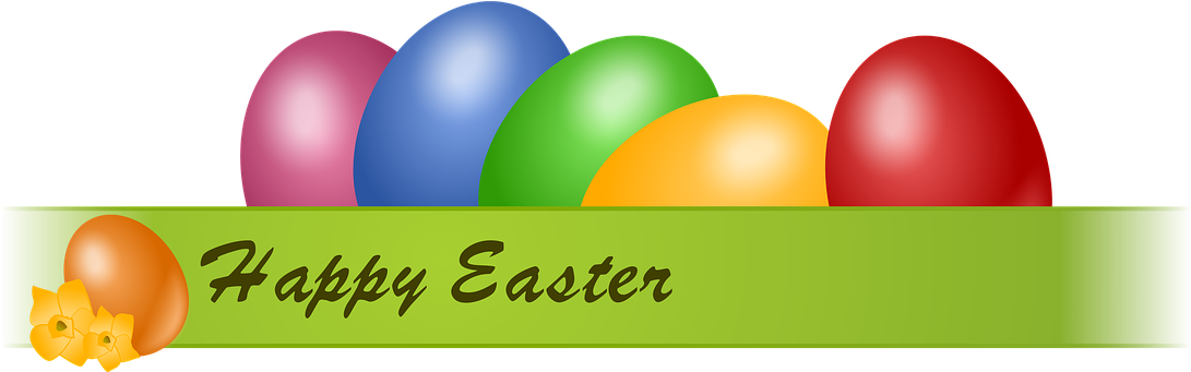 Easter Holidays Chick Egg Spring Card East - Graphic Design (1161x340), Png Download