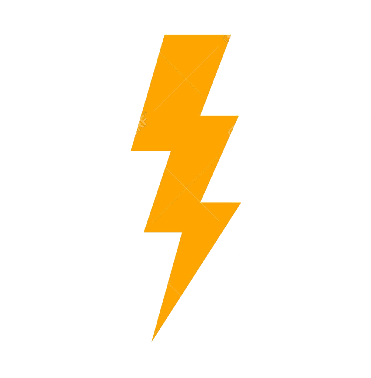 Lighting Bolt (1300x1300), Png Download