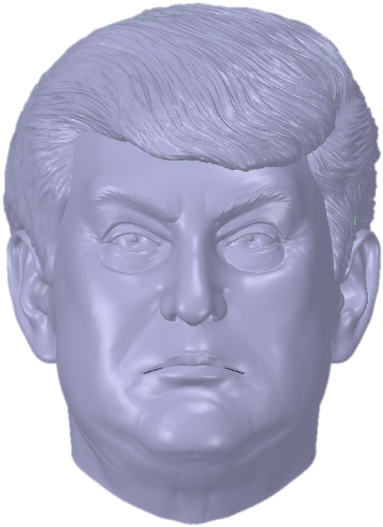 Life-size 3d Printed Amclad Presidential Candidate (985x800), Png Download