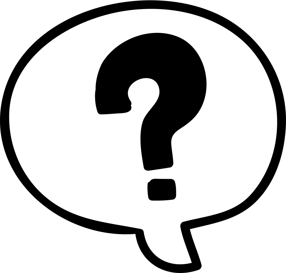 Educational Questions Hand Drawn Speech Bubble Comments - Any Questions Icon (980x937), Png Download