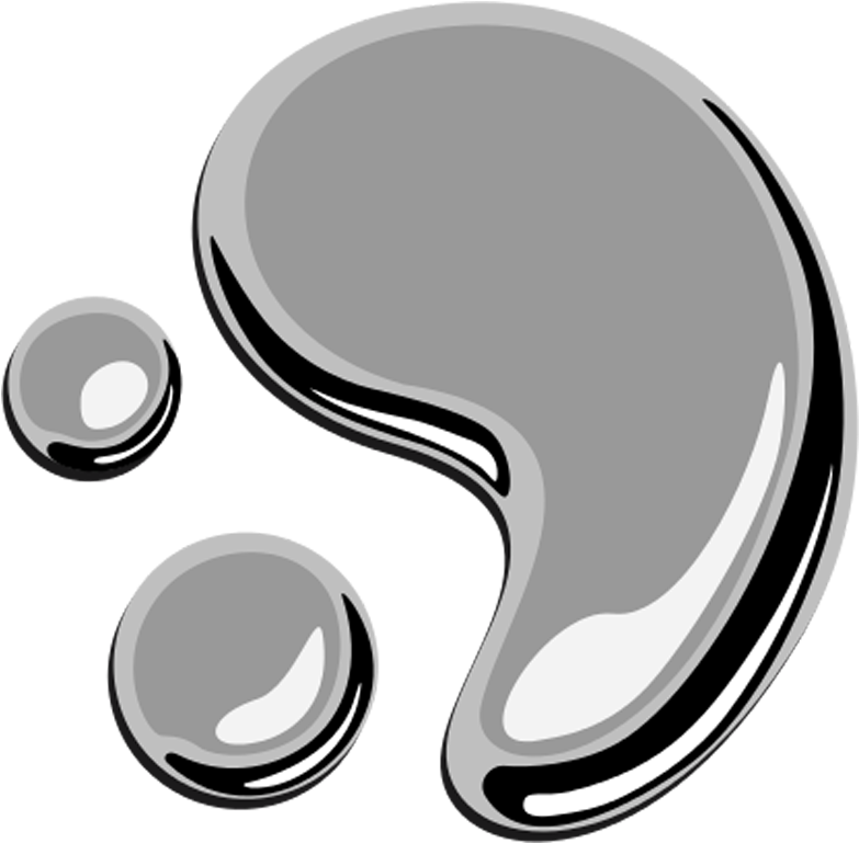 Silver Liquid Mercury - Mercurial Scm (800x800), Png Download